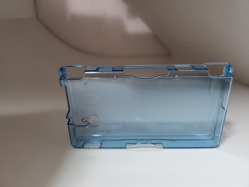 NEW Transparent blue Plastic Protective Shell Case for Nintendo DSi Console #S42 - Picture 7 of 8