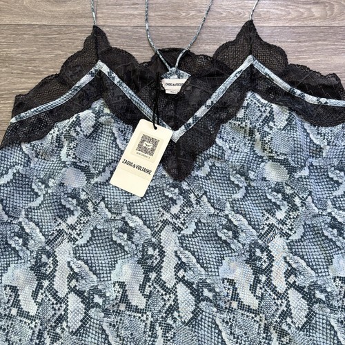 Zadig & Voltaire Christo CDC Wild Tank Shirt Women's Large NWT MSRP $228 Camo - Picture 2 of 11