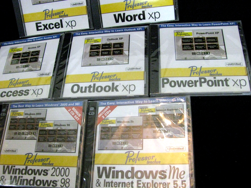 Microsoft Office XP Plus 9 CD Professor Teaches Tutorial Set - Picture 5 of 6