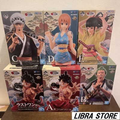 Selten one piece Ichiban Kuji 2019 Wano Kuni vol.1 Figur Alle Set Aus 6 Japan