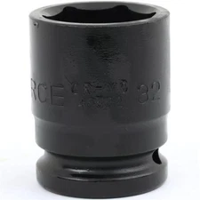 Force 32mm x 3/4" Drive Metric 6 Point Impact Socket - 46532