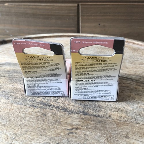 2 Burts Bees Color Nurture Guava Meringue Cream Blush #1270. NEW - Picture 3 of 5