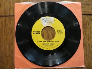 Johnny Nash I Can See Clearly Now | eBay