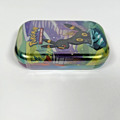 Pokémon Evoluciones Prismáticas Escarlata y Violeta Mini Lata - Umbreon Sellado de Fábrica - Imagen 4 de 7