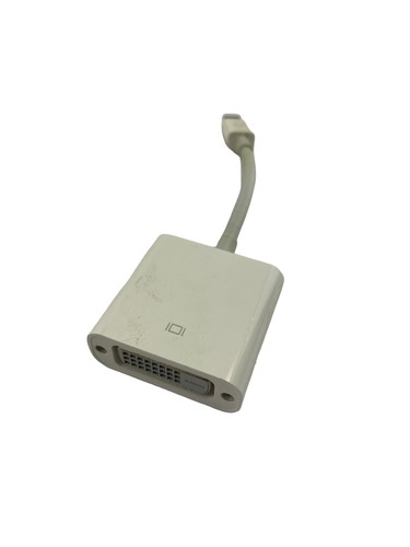 Apple A1305 Thunderbolt Mini Display Port to DVI Cable Monitor Adapter Genuine - Picture 2 of 7