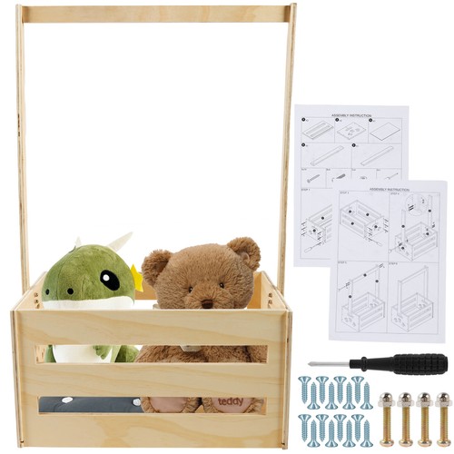 Baby Welcome Box Wood Baby Storage Crate Sturdy Baby Showers Crate Closet guAMA - Picture 9 of 11
