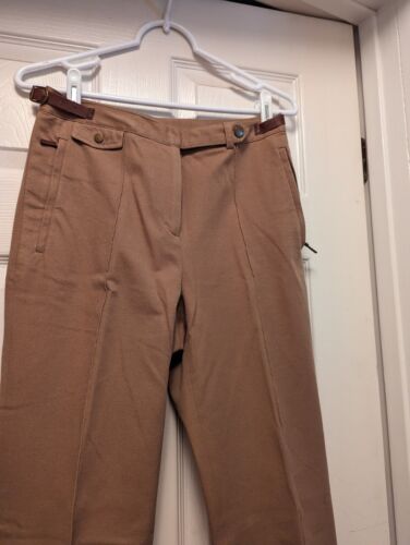 Lauren Ralph Lauren Equestrian Style Pants Womens Size 4 Camel Brown Stretchy - Picture 11 of 15