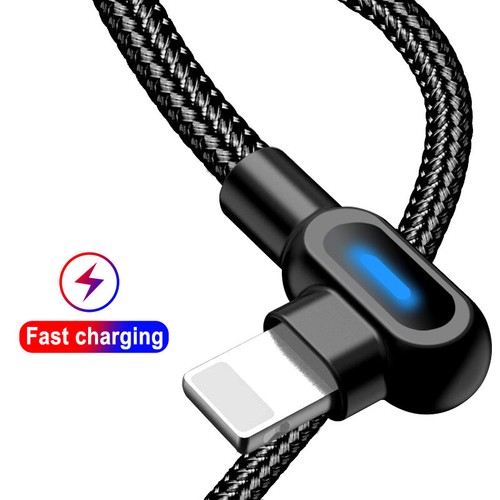 1M 2M Genuine iPhone LED Charger Fast Cable USB Lead For 6 7 8 X XS XR 11 12 13 - Imagen 11 de 16