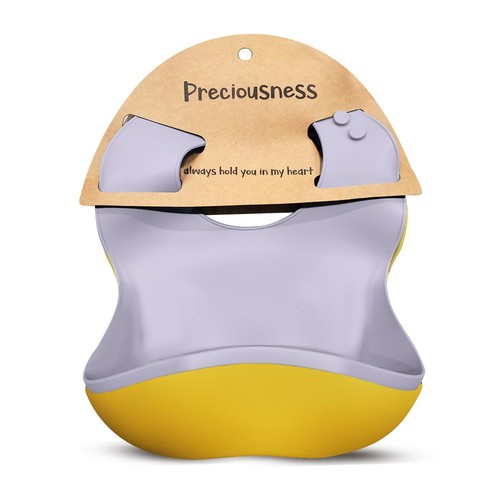 Preciousness™ Silicone Baby Feeding Bibs Adjustable Waterproof BPA Free 2-Pack - Bild 14 von 19
