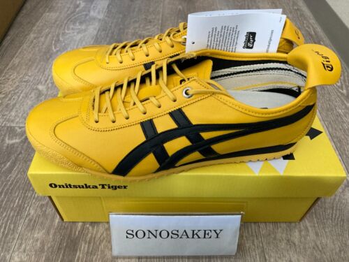 Onitsuka Tiger MEXICO 66 SD 1183A872 752 YELLOW/BLACK New in Box - Picture 2 of 5