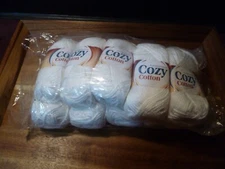 Filatura Lanarota Cozy Cotton yarn, 100%cotton, Lote, lot of 10 (68 yds each) c2