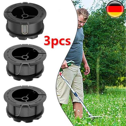 3X Rasentrimmer Ersatz Faden-Spule Spulen für Bosch Easygrasscut 18/18-26/18-260 - Bild 2 von 15