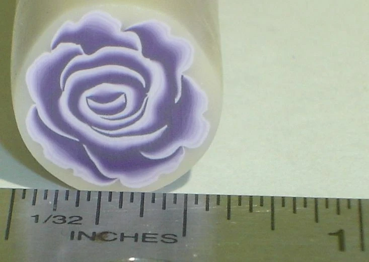 НЕОГРАНИЧЕННОЕ ТРОСТИ ДОСТАВКА ЗА $5 - ДОВОЛЬНО ФИОЛЕТОВЫЙ ЦВЕТОК РОЗЫ ТРОСТЬ RAW от SueC #619 - Изображение 2 из 3