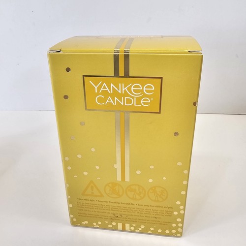 Yankee Candle "Bright" 7 oz barattolo candela biscotto di Natale nuovo scatola aperta - Foto 5 di 9