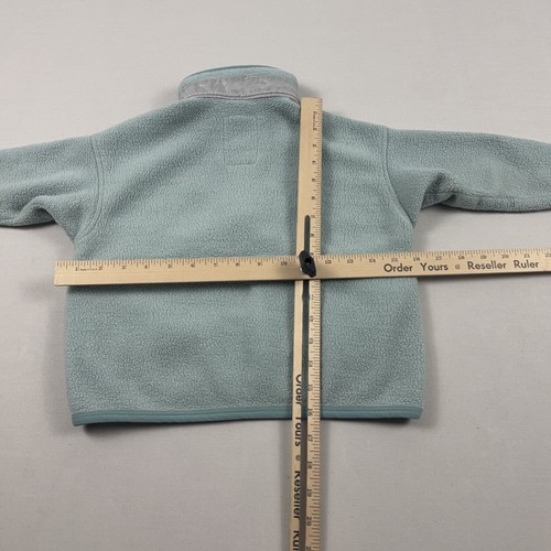 Patagonia Synchilla Marsupial Fleece Jacket Youth XXS 3-4 Green 1/2 Zip Pullover - Picture 9 of 12