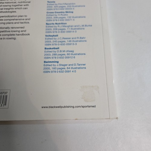 Rowing Handbook of Sports Medicine & Science Textbook Secher Volianitis PB - Bild 6 von 12