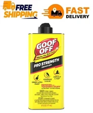 Goof Off Professional Strength Latex Paint and Adhesive Remover, 6oz