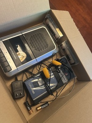 Sony Walkman TPS-L2 cassette player + all guardians of the galaxy tapes