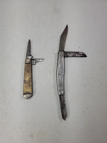 LOT OF 4 FOLDING POCKET KNIVES KNIFE LOT REMINGTON SHEFFIELD IMPERIAL SCHRADE - Picture 13 of 24