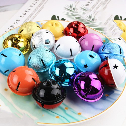  4pcs Multicolor Jingle Bell Metal Round Mini Bells Jewelry Ornaments Christmas - Bild 10 von 12
