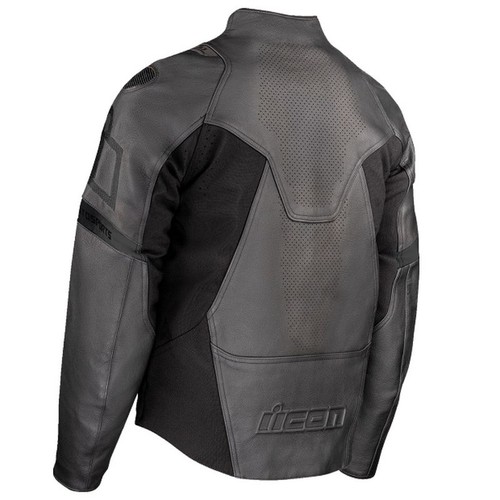 Chaqueta de cuero para moto de calle Icon Contra3 Rizz Rizz - Elige talla y color - Imagen 4 de 11