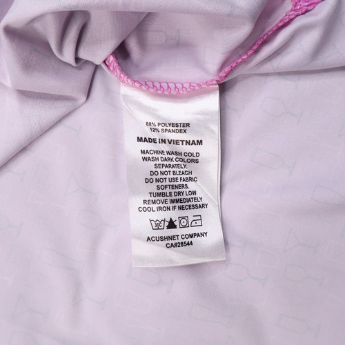 Camisa Polo de Golf Footjoy Estampado de Bebidas Cócteles Para Hombres Mediana Rosa Rendimiento FJ - Imagen 6 de 10
