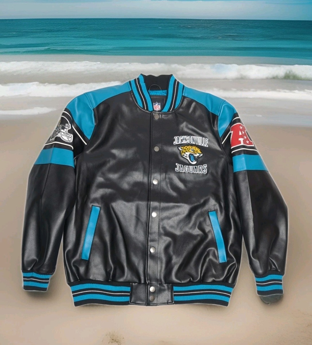 NFL Jacksonville Jaguars ヴィンテージ　革ジャン NFL Jacksonville Jaguars ヴィンテージ 革ジャン