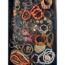 Mixed Fashion Bulk Jewelry Lot Wearable to Craft Pieces 1lb 6oz