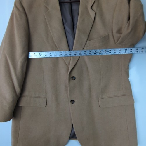 BOTANY 500 Tan 100% CAMEL HAIR Blazer Men's 46 Reg Beige Sport Coat Suit Jacket - Bild 15 von 15