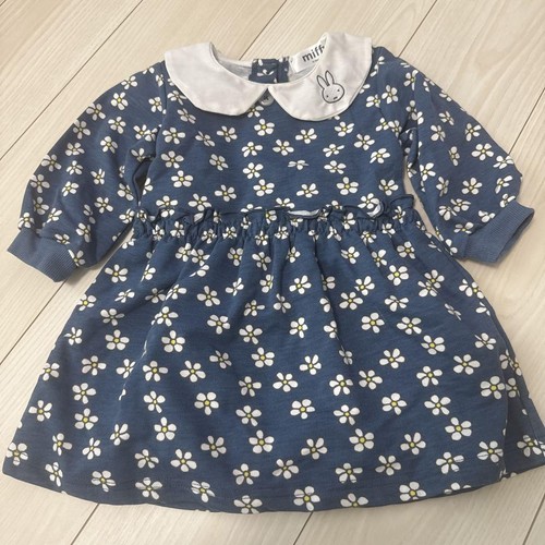 Miffy m2N Toys R Us Baby Clothes -Chan Long Sleeve Dress Blue 80Cm