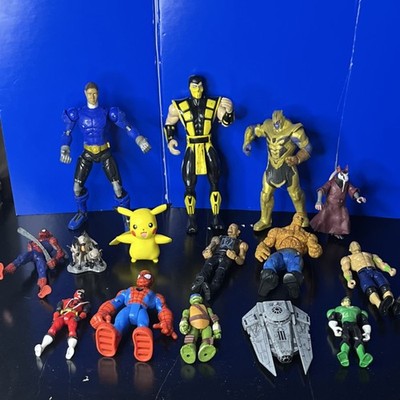 Marvel Pokemon  Mixed Lot of  Action Figures (PLEASE READ THE DESCRIPTION) 