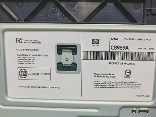 HP Deskjet 6980 Digital Photo Inkjet Printer ,Tested Sold As Is. See Description - Bild 9 von 13