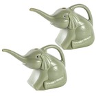 2pcs Watering Kettle Useful Watering Can Adorable Long Spout Watering Pot