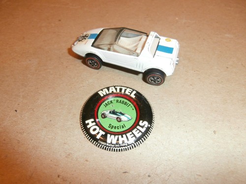 Vintage 1969 Hot Wheels Red Line Auto mit Abzeichen Jack Rabbit Special - Bild 1 von 14