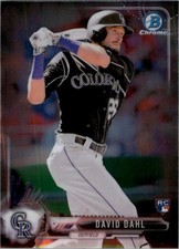 2017 Bowman Chrome Mini #54 David Dahl - BB