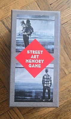 Banksy Street Art Memory Game by BIS Publishers 30 Artists Roa, Stik Invader &