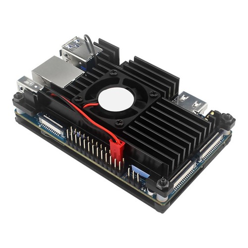 Alloy Case with Fan Passive Cooling Enclosure Heat Shell for Orange Pi 4 LTS j - Bild 12 von 13
