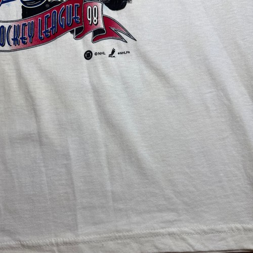 Camiseta Colorado Avalanche Para Hombres XXL NHL Hockey Vintage Blanca Gráfica Con Etiquetas - Imagen 5 de 19