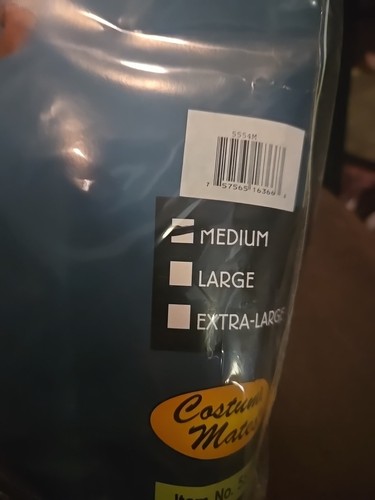 Nerd Kostüm Erwachsene mittelgroßer Peewee Anzug neu im Paket  - Bild 3 von 4