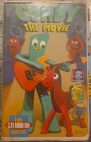 Gumby The Movie 1995 VHS & Fun With Gumby Clamshell - Picture 2 of 7