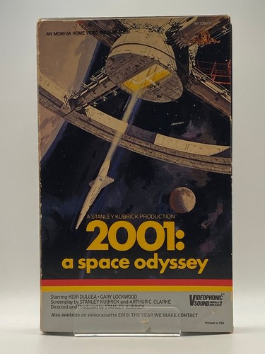 2001: A Space Odyssey VHS – Big Box Gatefold – MGM/UA Release – No Mold – Sci-Fi - Picture 8 of 9
