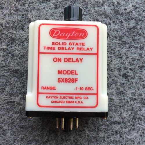 NOS - Dayton 5X828F Solid State Time Delay Relay A-50 * Ships Same Day * - Picture 3 of 6