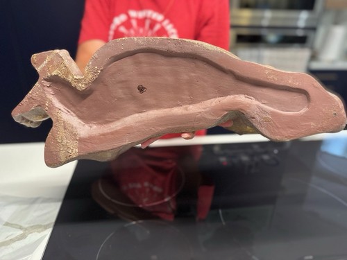 Reclining Restore, Terracotta, Bronze Reclining Statue. Excellent! - Picture 4 of 4