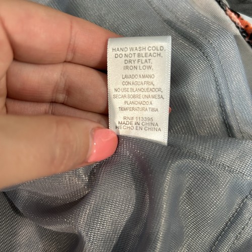 Damen Kleid kleine Schlitzärmel Samt Ausbrenner Blumen gefüttert transparent Fee V-Ausschnitt - Bild 7 von 12