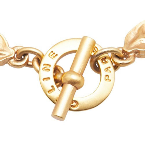 Pulsera cadena motivo hoja CELINE Mujer 【Usada】 - Imagen 3 de 7
