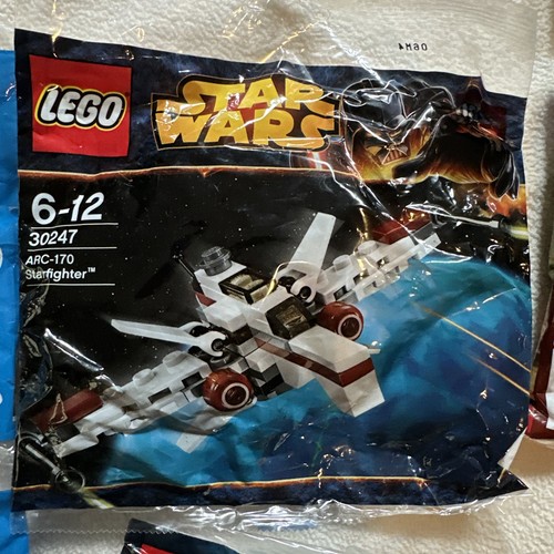 Lot Of 9 Lego Polybag Lot Brand New Sealed Disney Batman Star Wars Ninjago - Picture 4 of 9