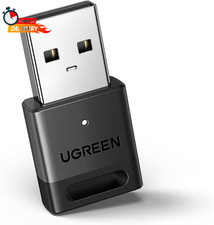 UGREEN USB Bluetooth 5.3 Adapter for PC, Plug  Play for Windows 11/10/8.1, Blue