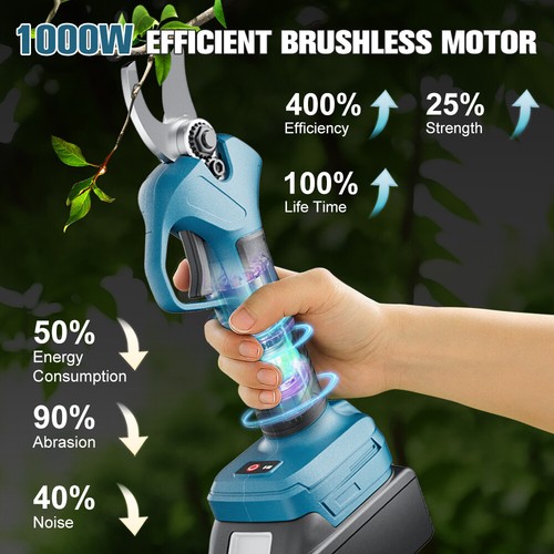 30mm Brushless Cordless Electric Pruning Shears Secateur For Makita 18V Battery - Picture 4 of 15