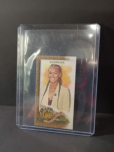 2022 Topps Allen & Ginter Mini Gold Border Malika Andrews #258 Rookie RC - Picture 9 of 9