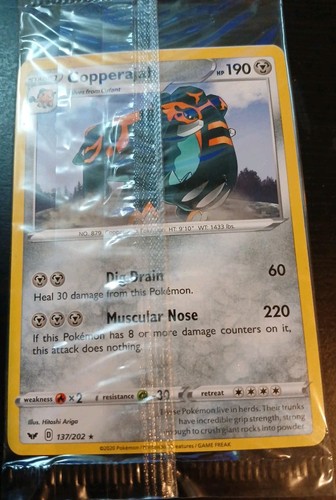 Pokemon Copperajah & Snubbull *set*Gamestop Promo Brand New SEALED FREE SHIPPING - Picture 3 of 8